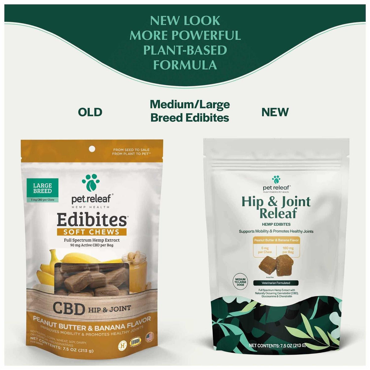 Peanut Butter & Banana Hip & Joint Dog Treats J539