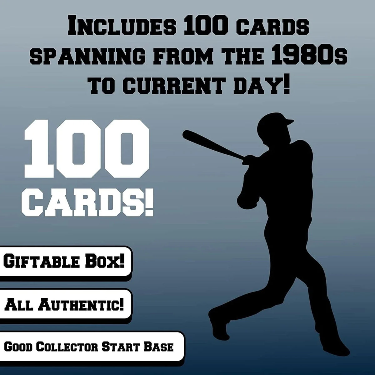 Baseball Trading Cards 100ct Box Set K55666
