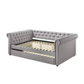 Gray Daybed with Button Tufting G3506