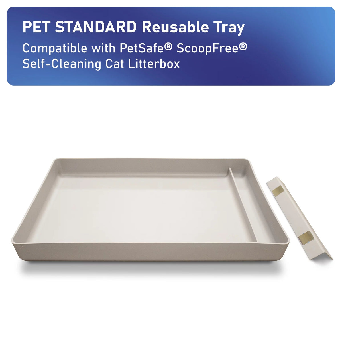 Reusable Tray Compatible with Self-Cleaning Cat Litterbox U55884
