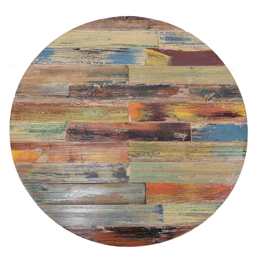 Reclaimed Wood End Table E778167