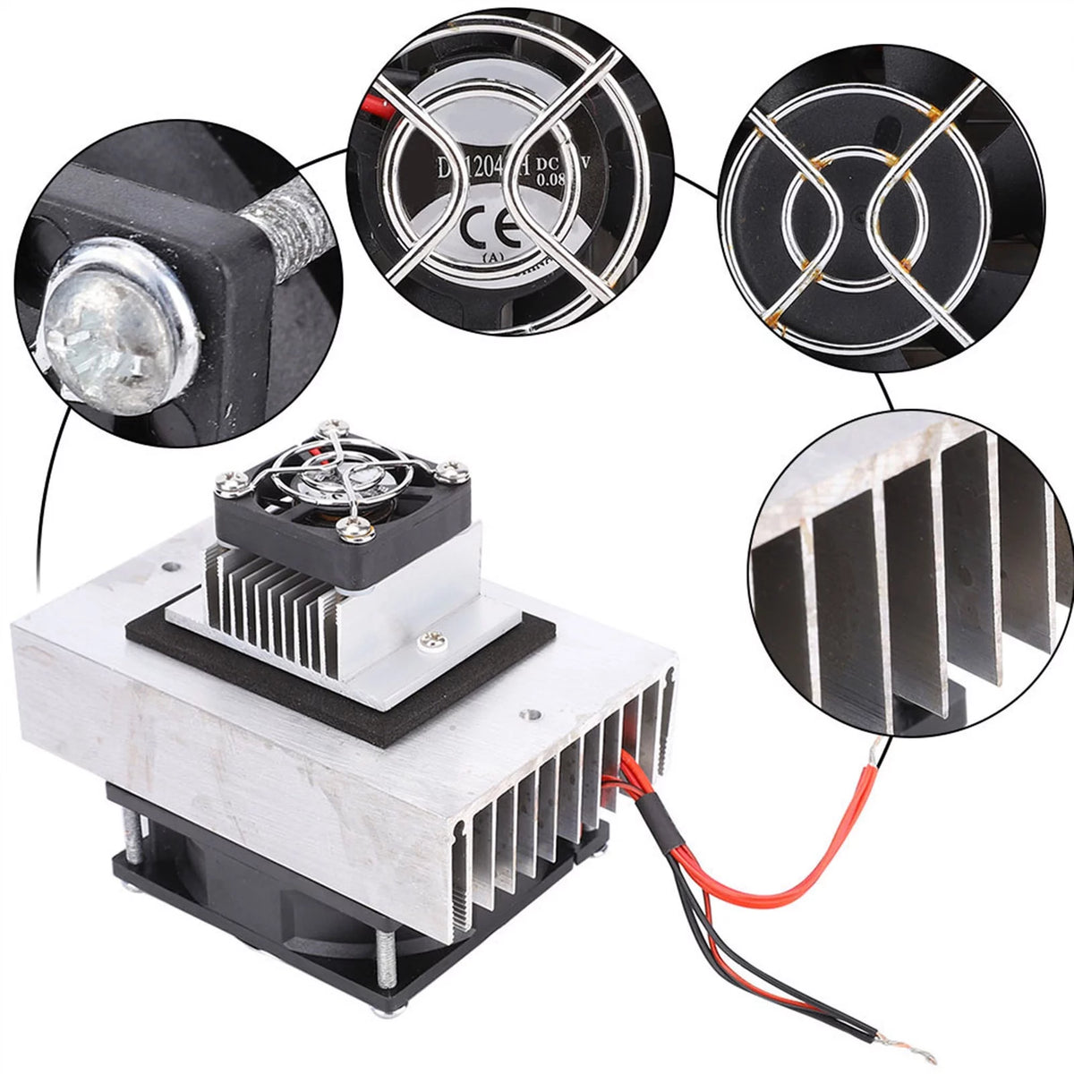 Thermoelectric Peltier Cooler Refrigeration Cooling System DC 12V A795205