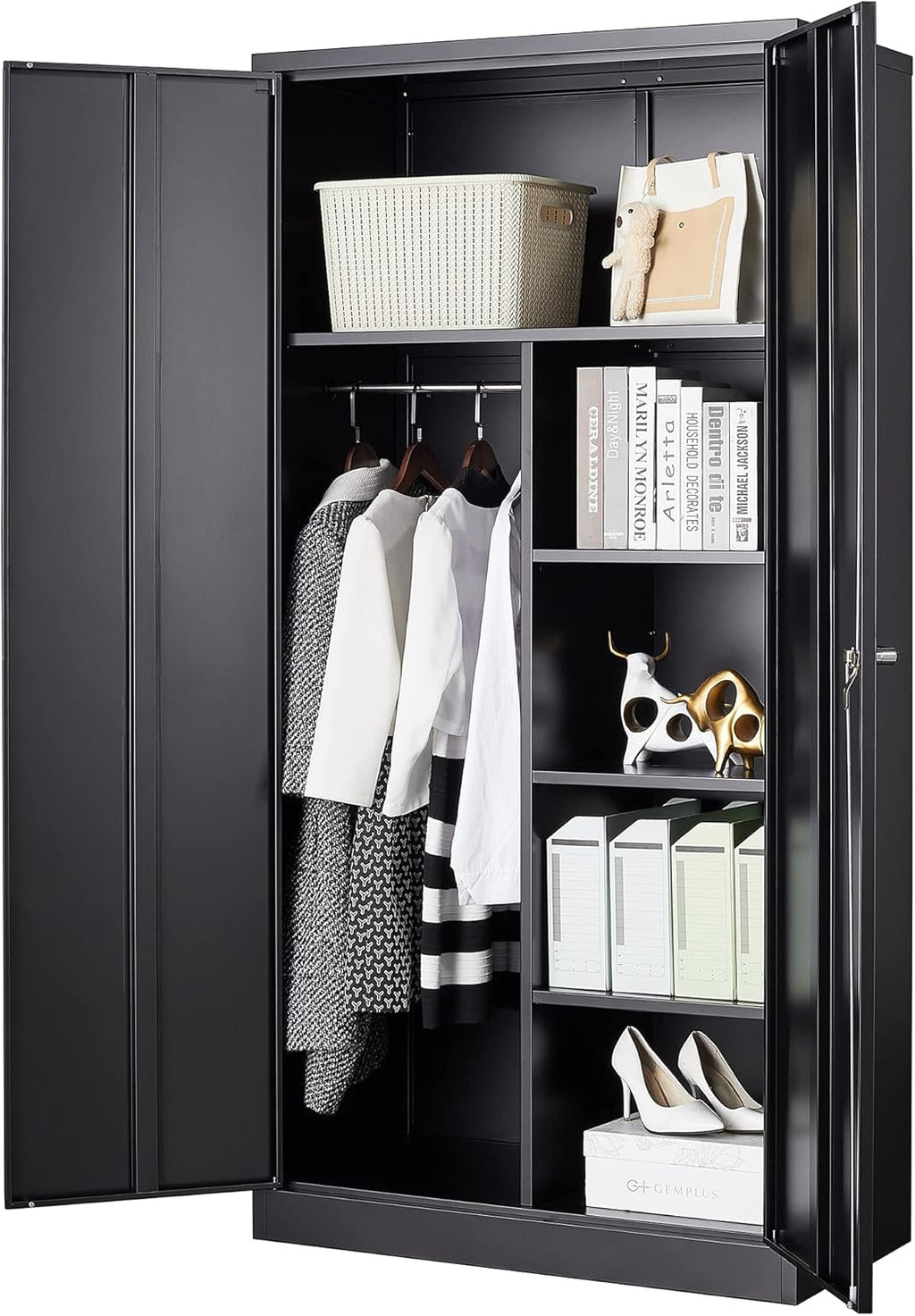 Metal Storage Cabinet with 4 Adjustable Shelves I5441