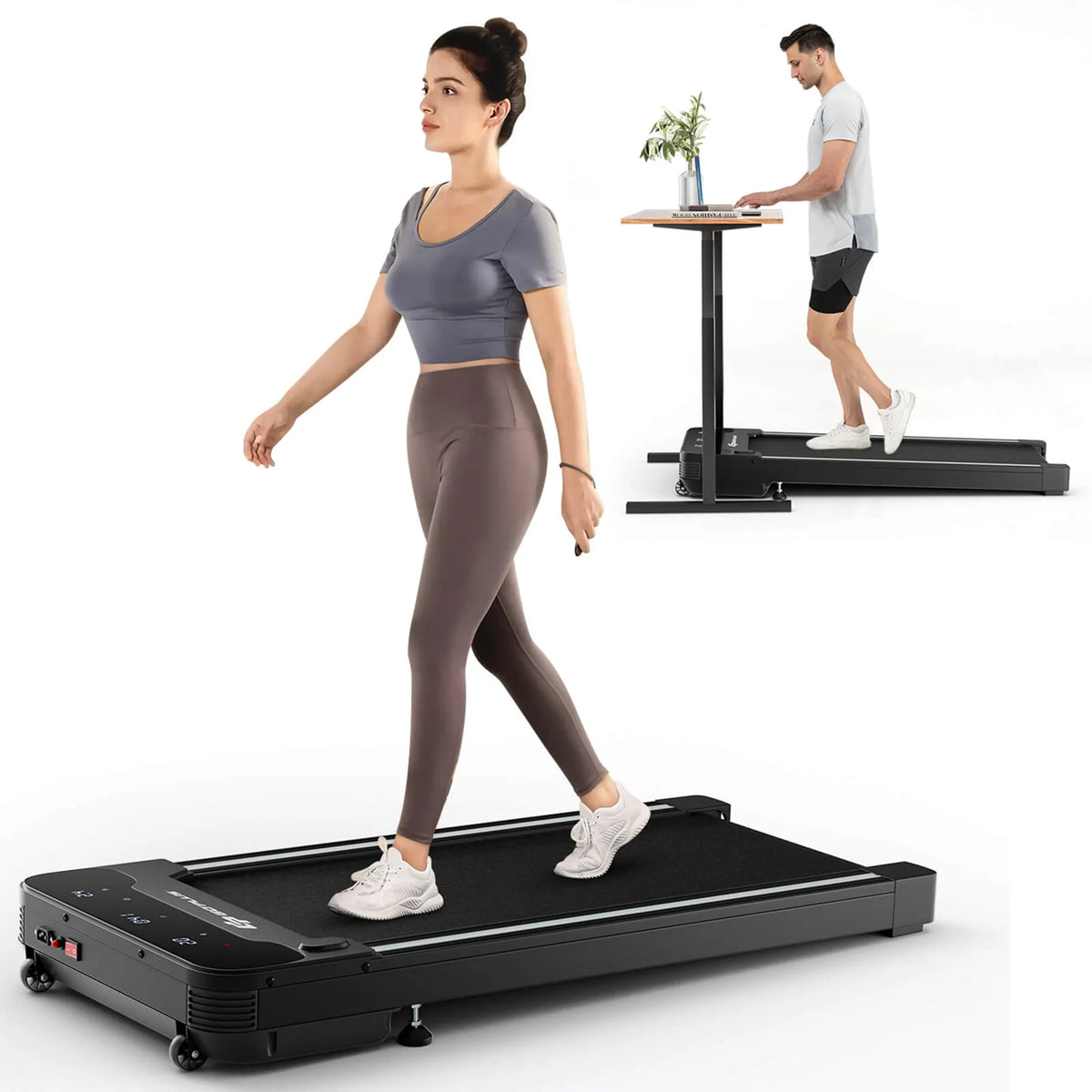 1HP Under-Desk Walking Treadmill D58545