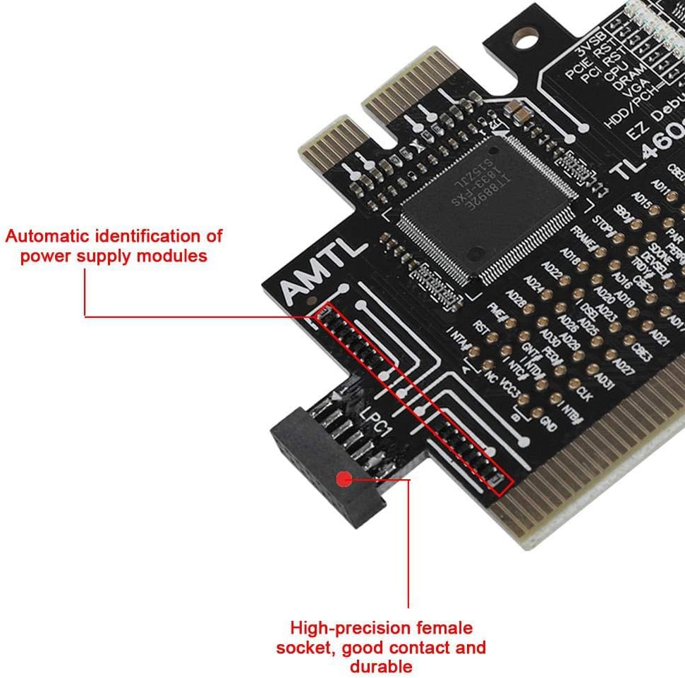 PCIe 4.0 Motherboard Analyzer Diagnostic Card B374136