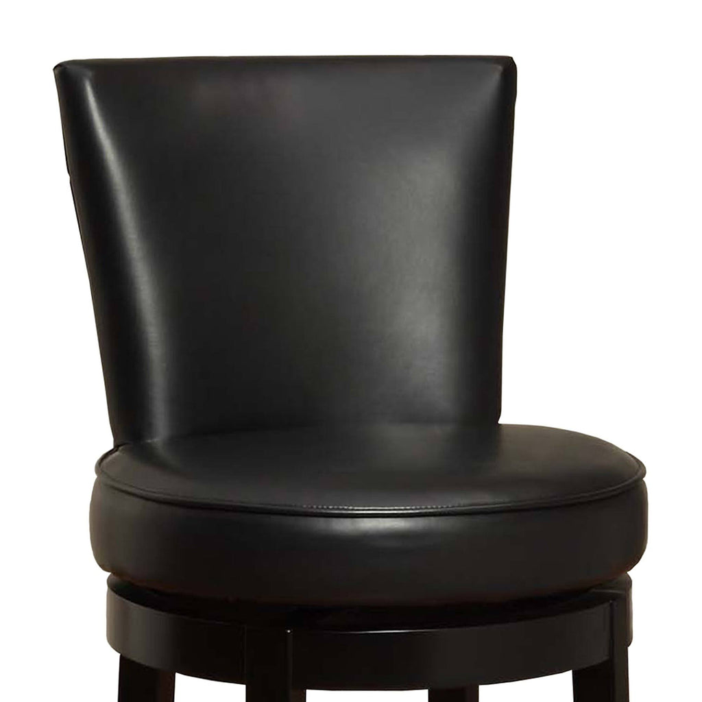Red Bicast Leather Swivel Bar Stool U594