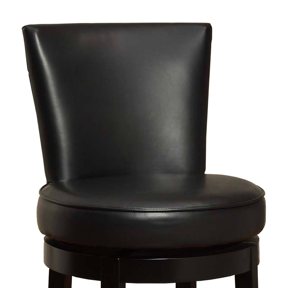 Red Bicast Leather Swivel Bar Stool U594