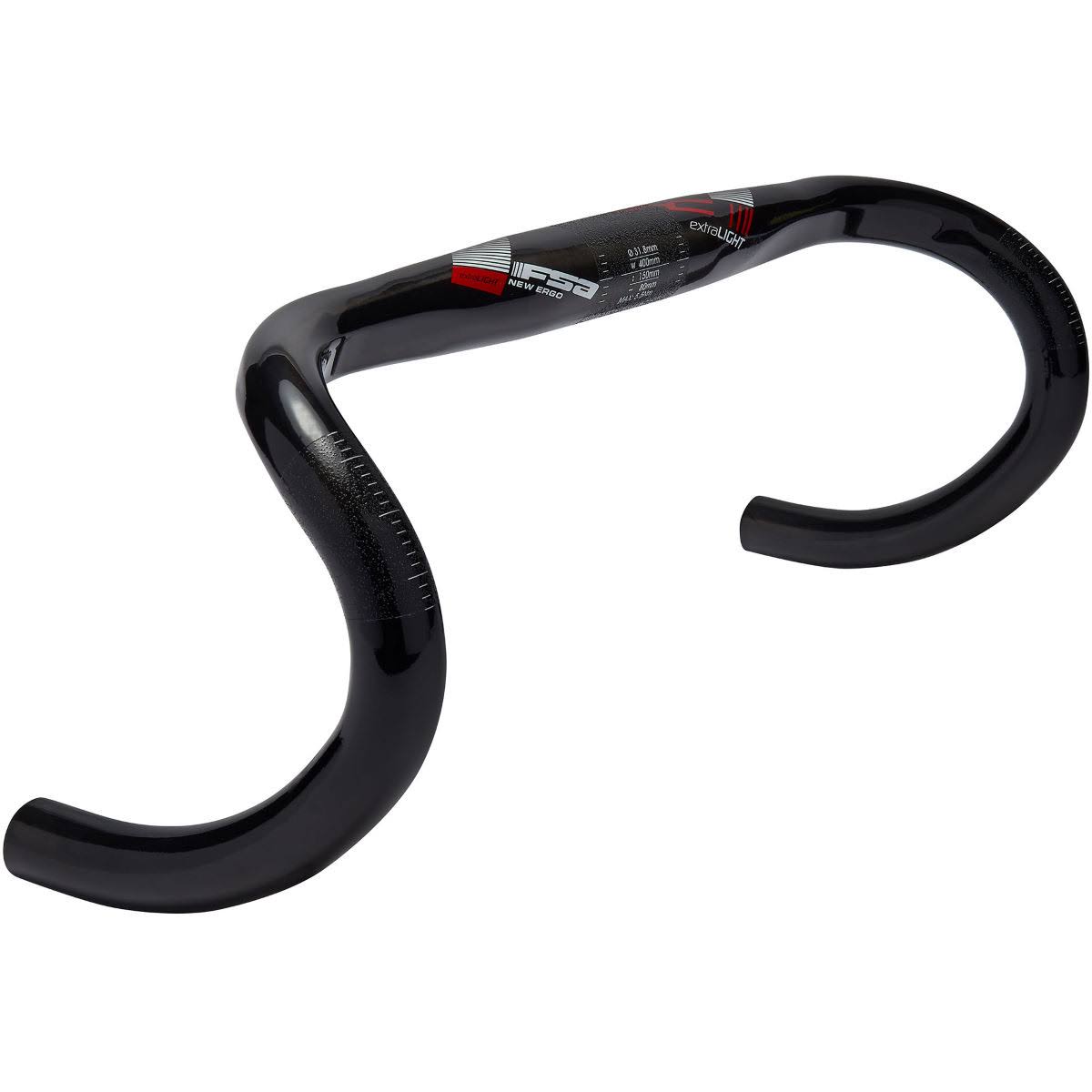 Carbon Handlebar 31.8mm Black-Red E29517