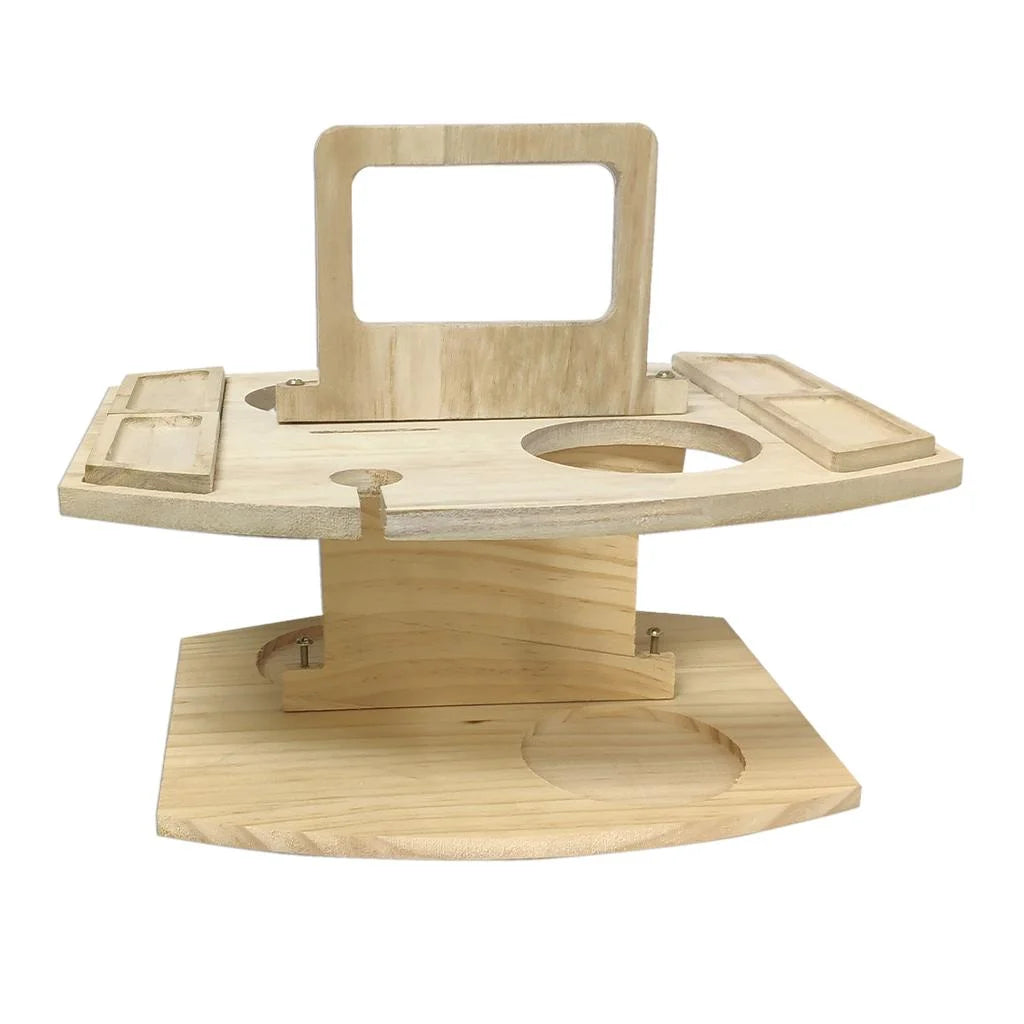 Portable Outdoor Picnic Table with Glass Holder Q814