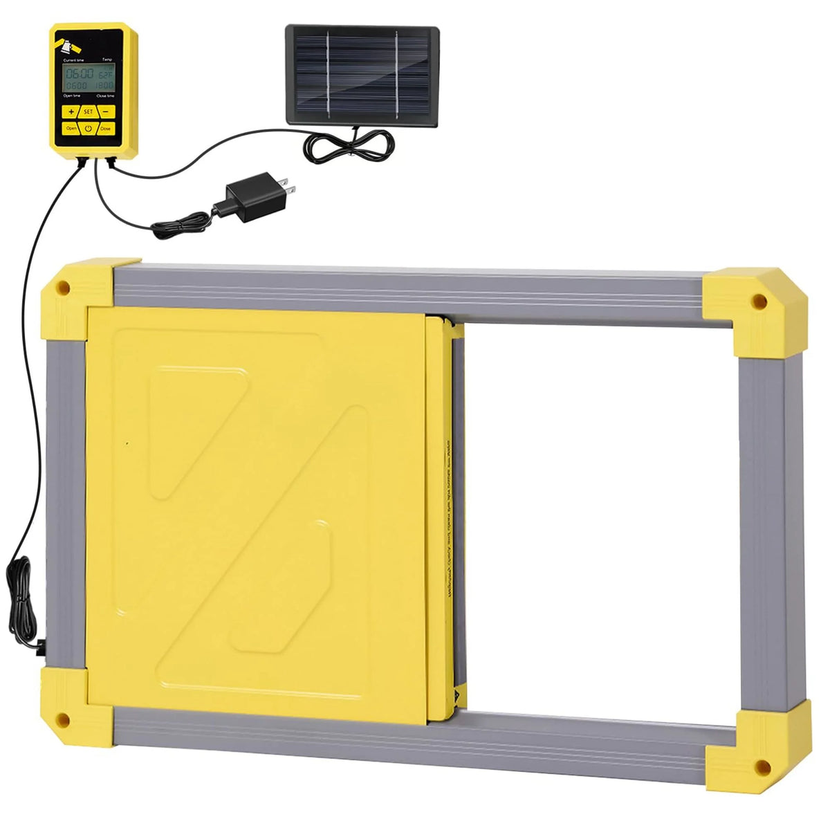 Solar Automatic Chicken Coop Door with Light Sensor Y307961