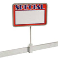 Rectangular Chrome Magnetic 7 inch x 11 inch Sign Holder 5 Pack A287184
