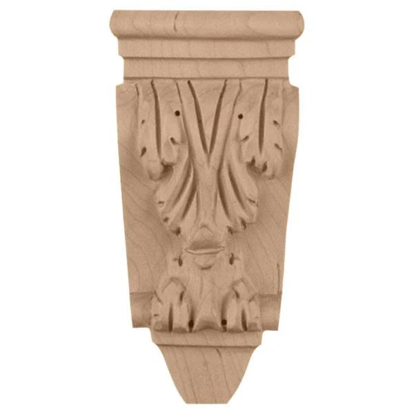 Extra Small Acanthus Pilaster Corbel Maple H58579