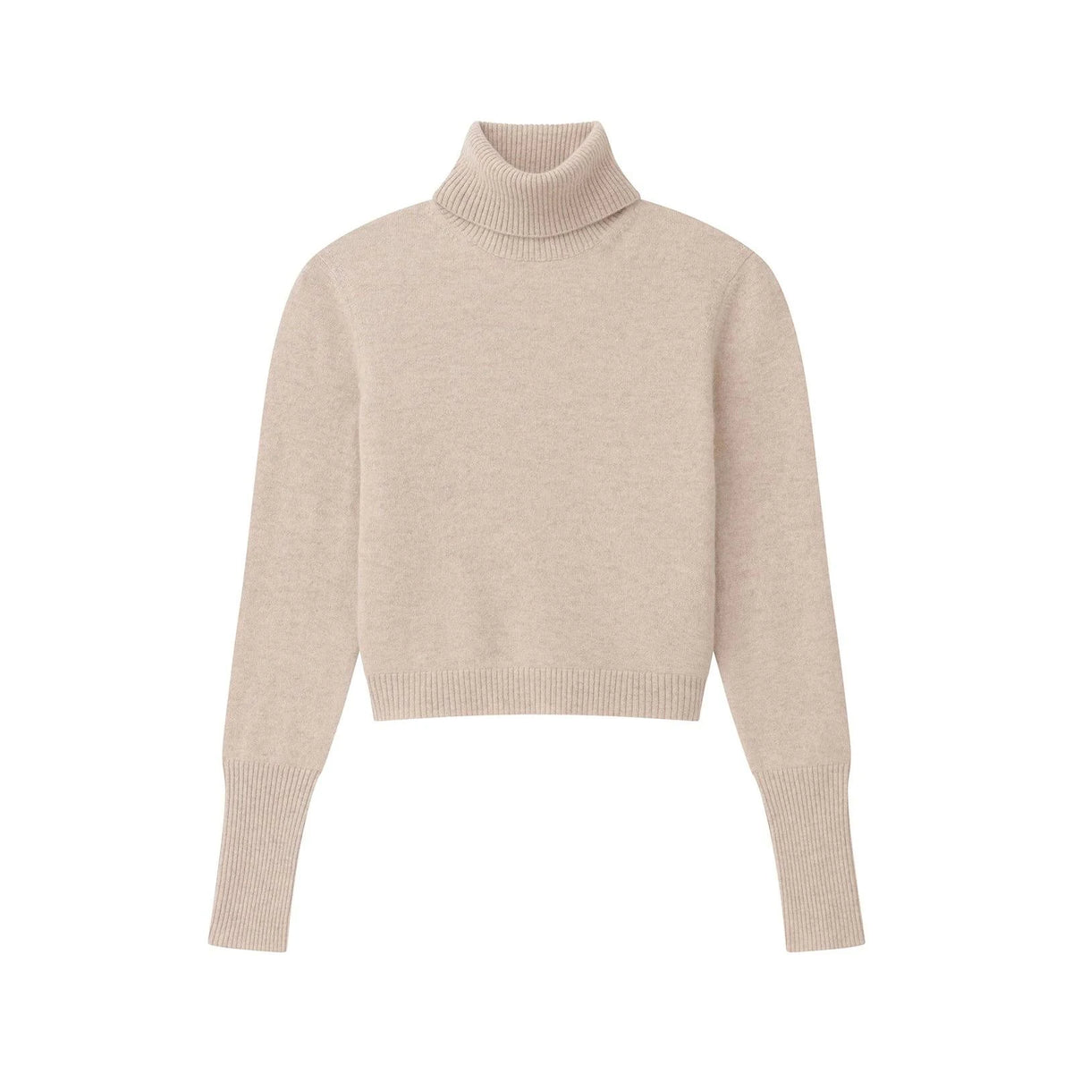 Cashmere Cropped Turtleneck M373