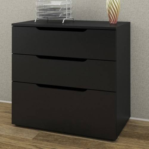 Black 3-Drawer Filing Cabinet F432