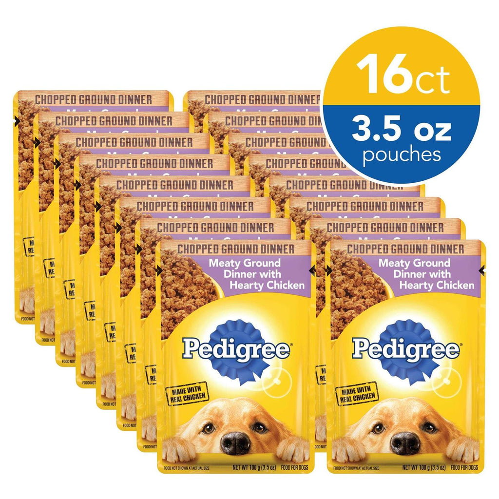 Wet Dog Food Chopped Ground Dinner O25106