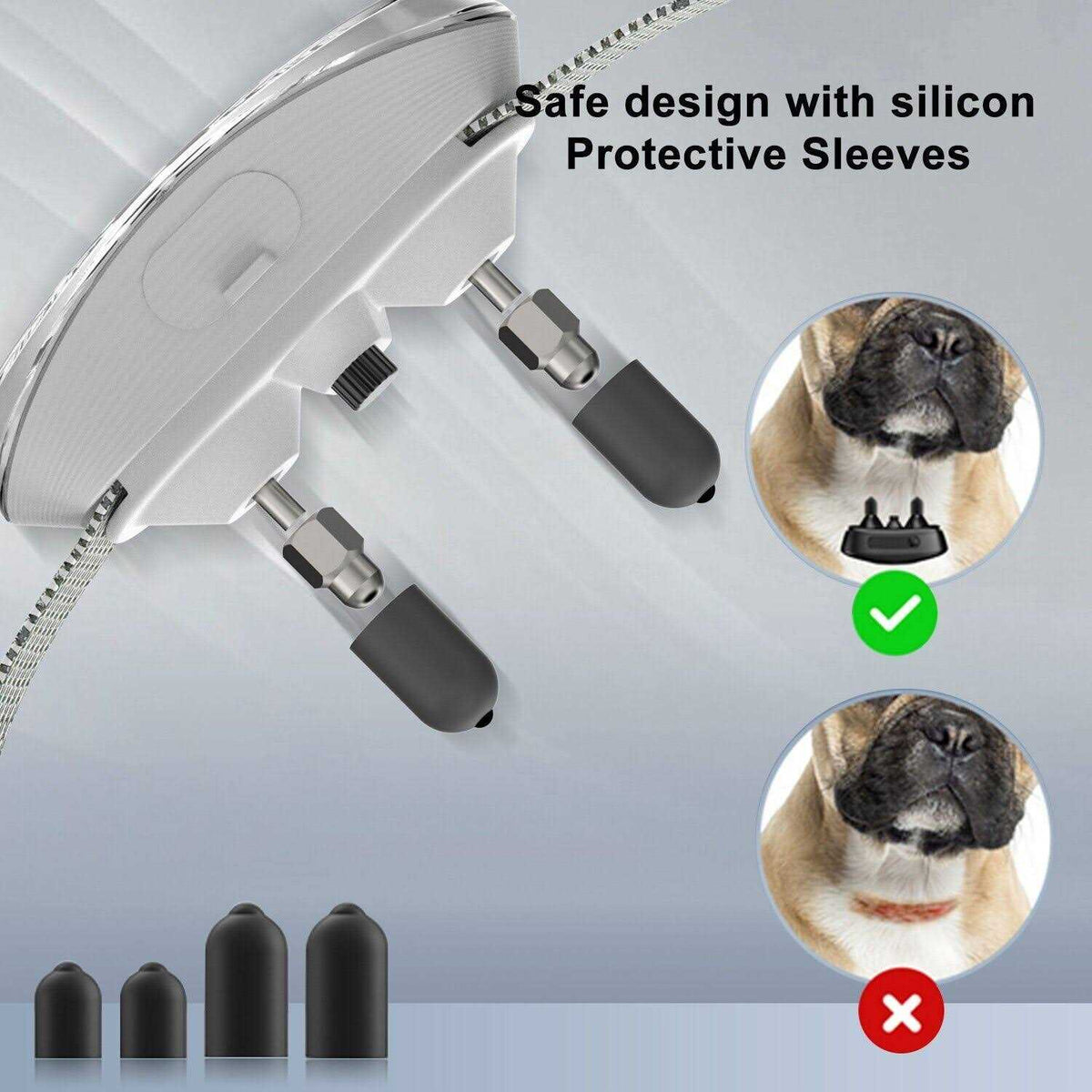 Automatic Anti bark Waterproof Rechargeable Dog Collar V783