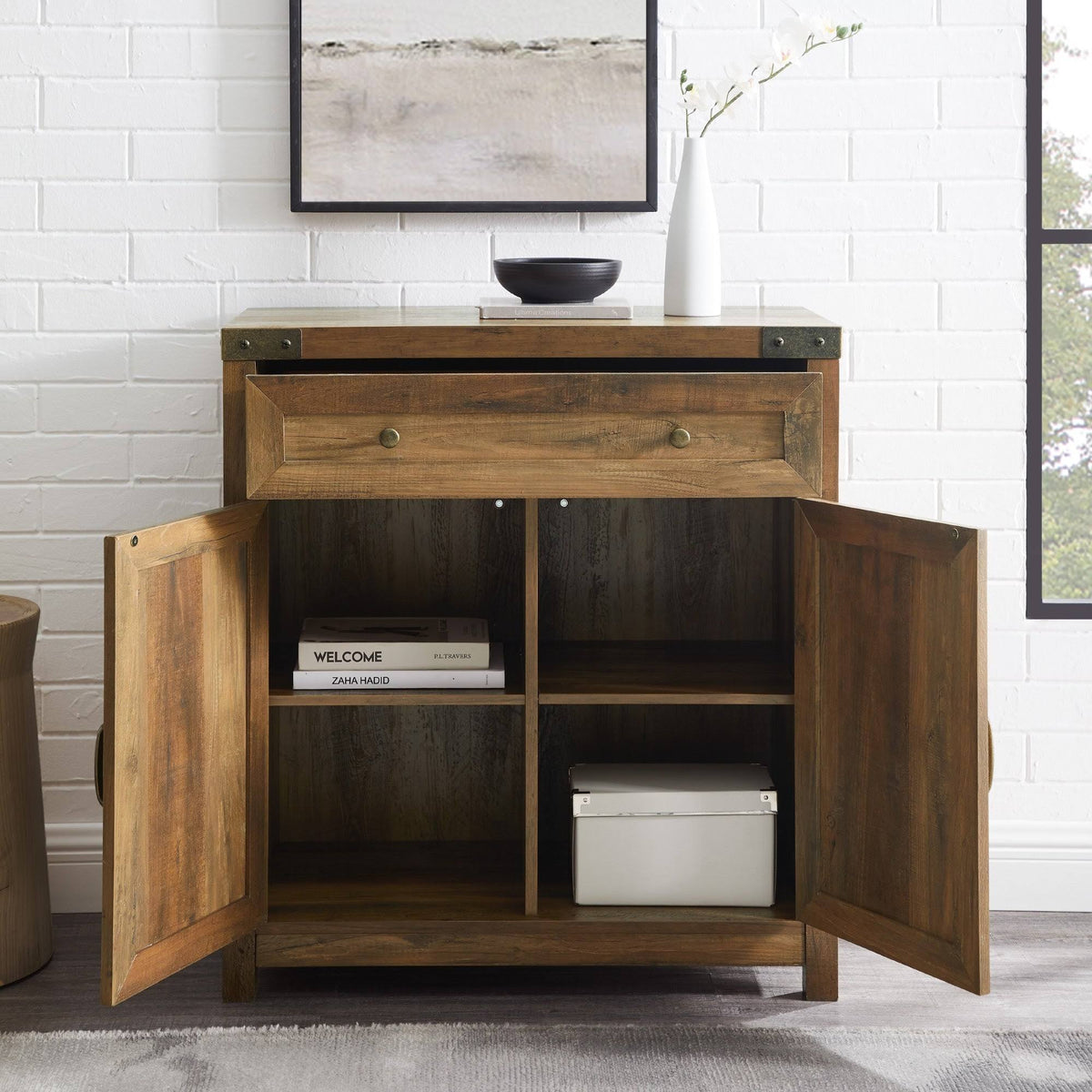 30-Inch Rustic Accent Cabinet A370737