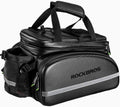 Waterproof Carbon Leather Bike Rack Trunk Bag U97599