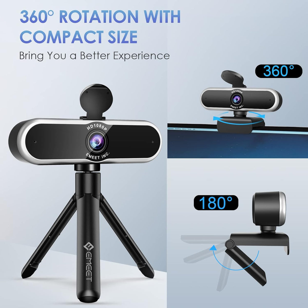 1080P Auto Focus Webcam with Microphone M950348