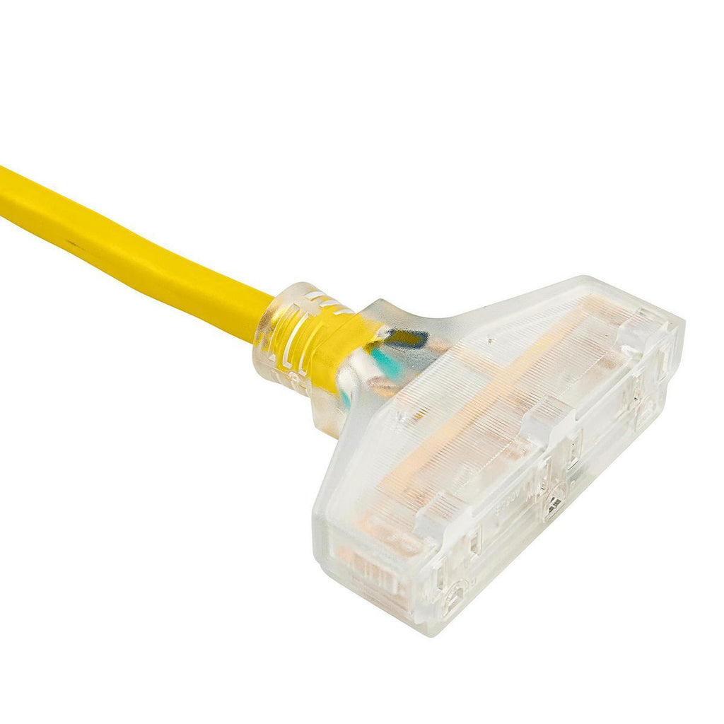 50 ft. 10/3 Gauge Triple-Tap Extension Cord U844849
