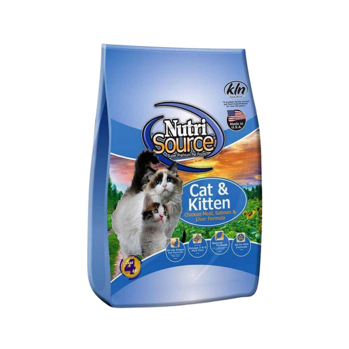 Chicken Salmon Liver Dry Cat & Kitten Food W89760