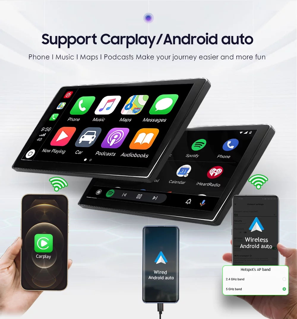 10.1" Android Car Radio Stereo GPS Navigation Carplay B26931