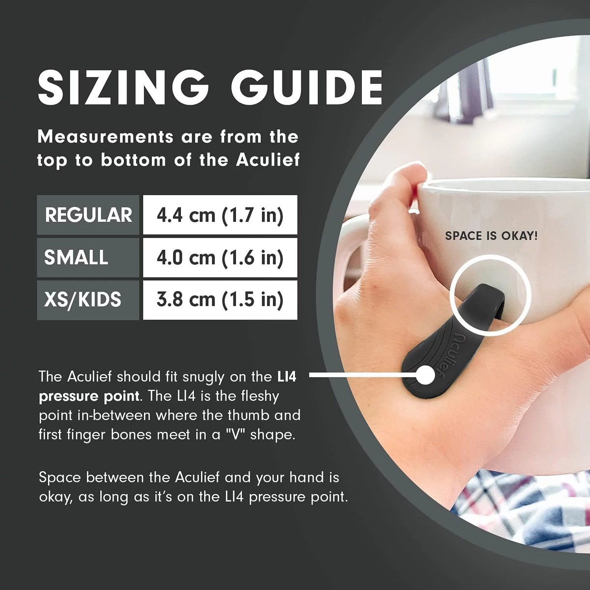 Black 2 Pack Wearable Acupressure Device L258