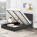 Upholstered Full Storage Platform Bed L579