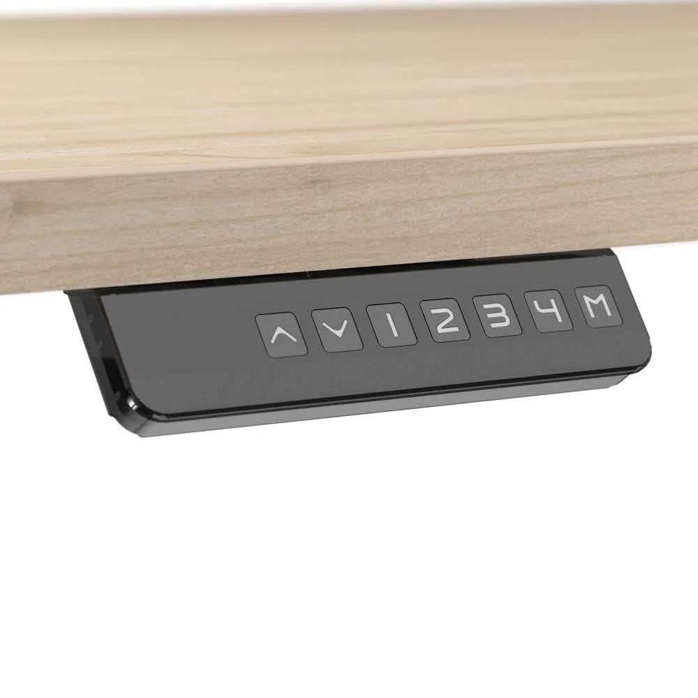 72W Adjustable Standing Desk in Natural Elm Z491215