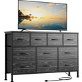 10 Drawer Dresser TV Stand with Power Outlet O114073