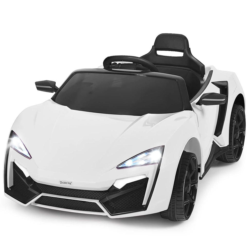 12V Kids Ride On Car with Lights MP3 Openable Doors Pink Z860