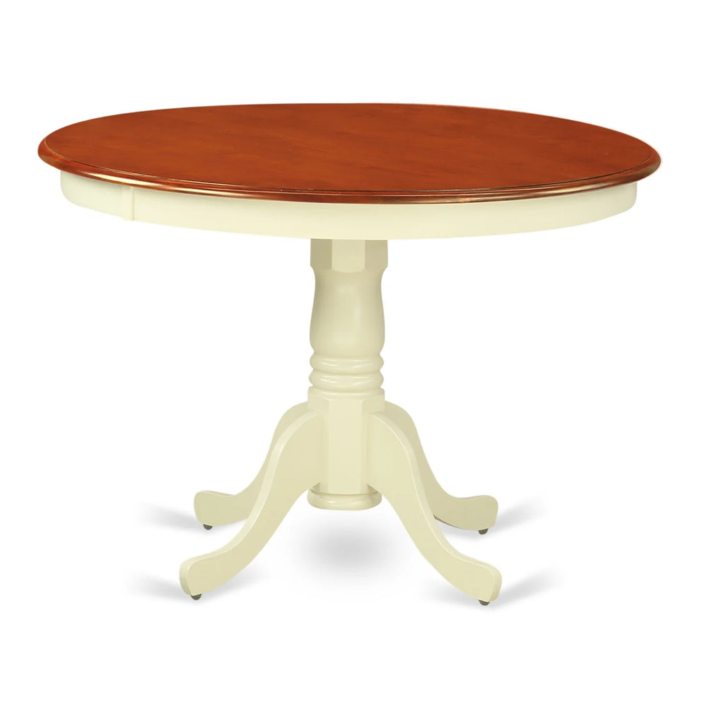 3 Pc Kitchen Table Set with 2 Wood Seat Dining Chairs Z8790