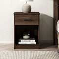 White 1 Drawer Nightstand Q712191