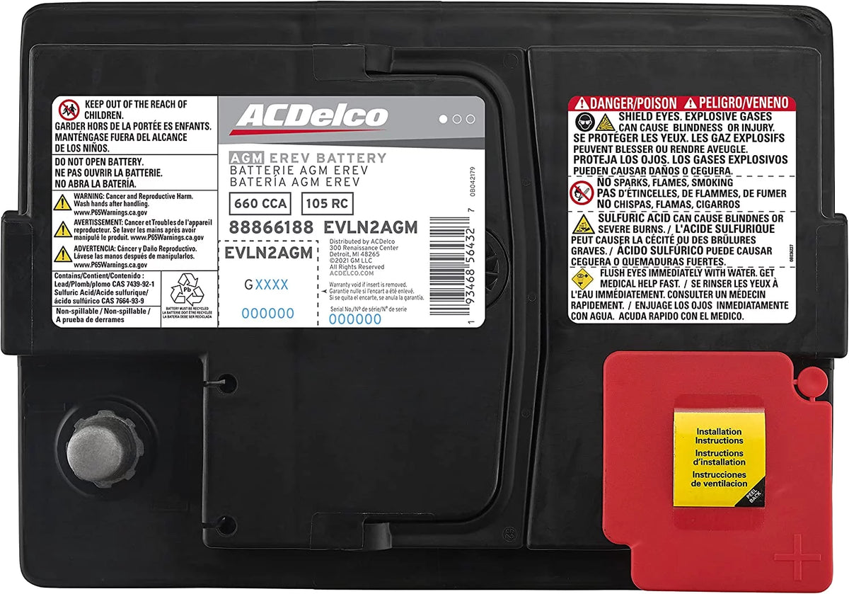AGM Automotive Battery I279