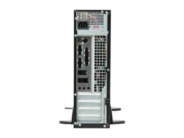 Black-Silver Slim MicroATX Case Z57488