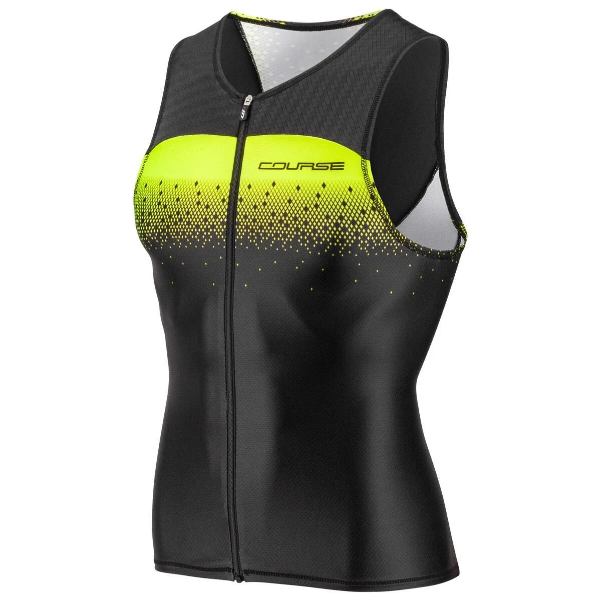Men's Sleeveless Tri Course Black Flame Carmin G5390