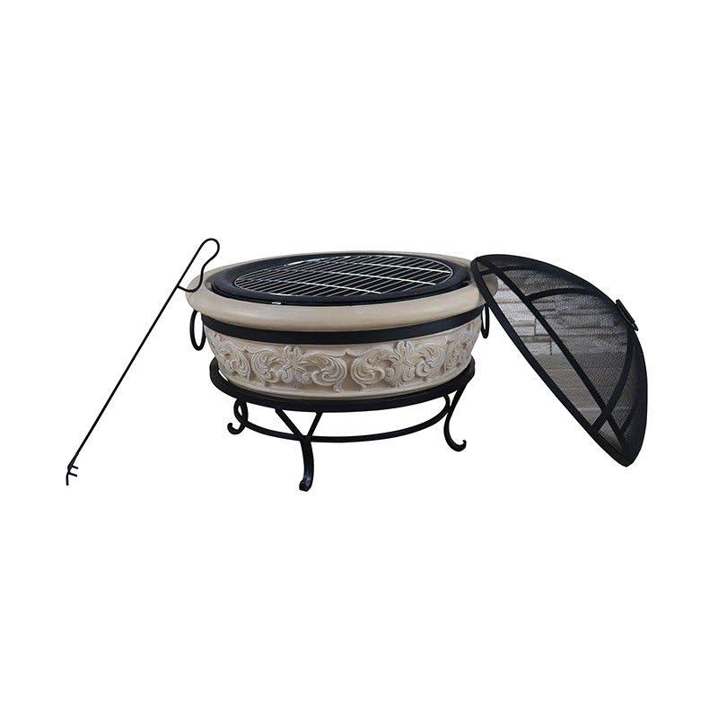 27 inch Round Wood Burning Fire Pit I25577