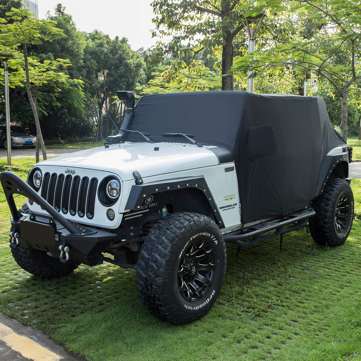 Black Oxford Car Cover A55289
