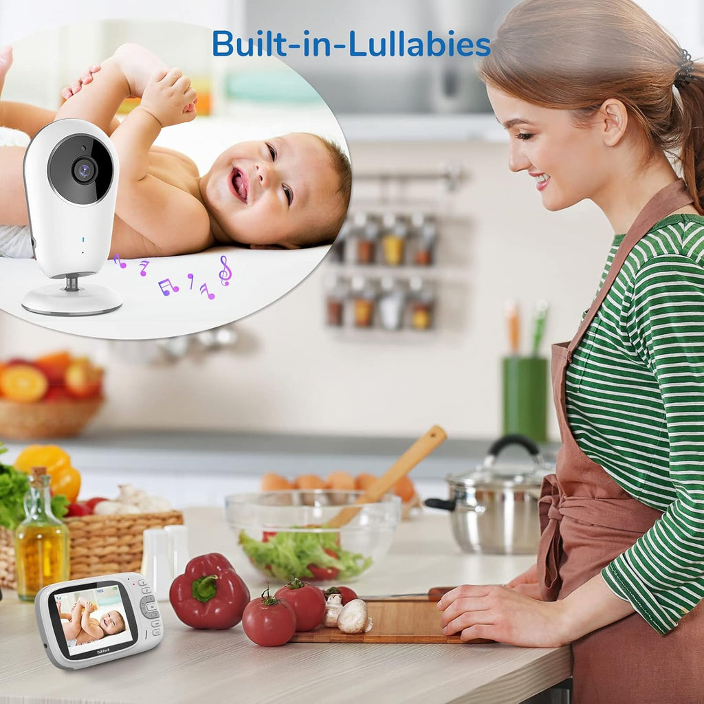 Video Baby Camera Monitor, No WiFi, Night Vision, 2 Way Audio Q47577