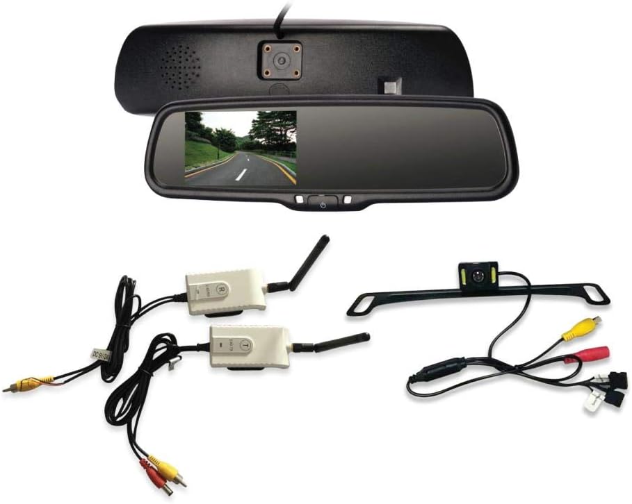 Backup Car Camera Rear View Mirror Monitor System with 4.3 LCD Display B869697