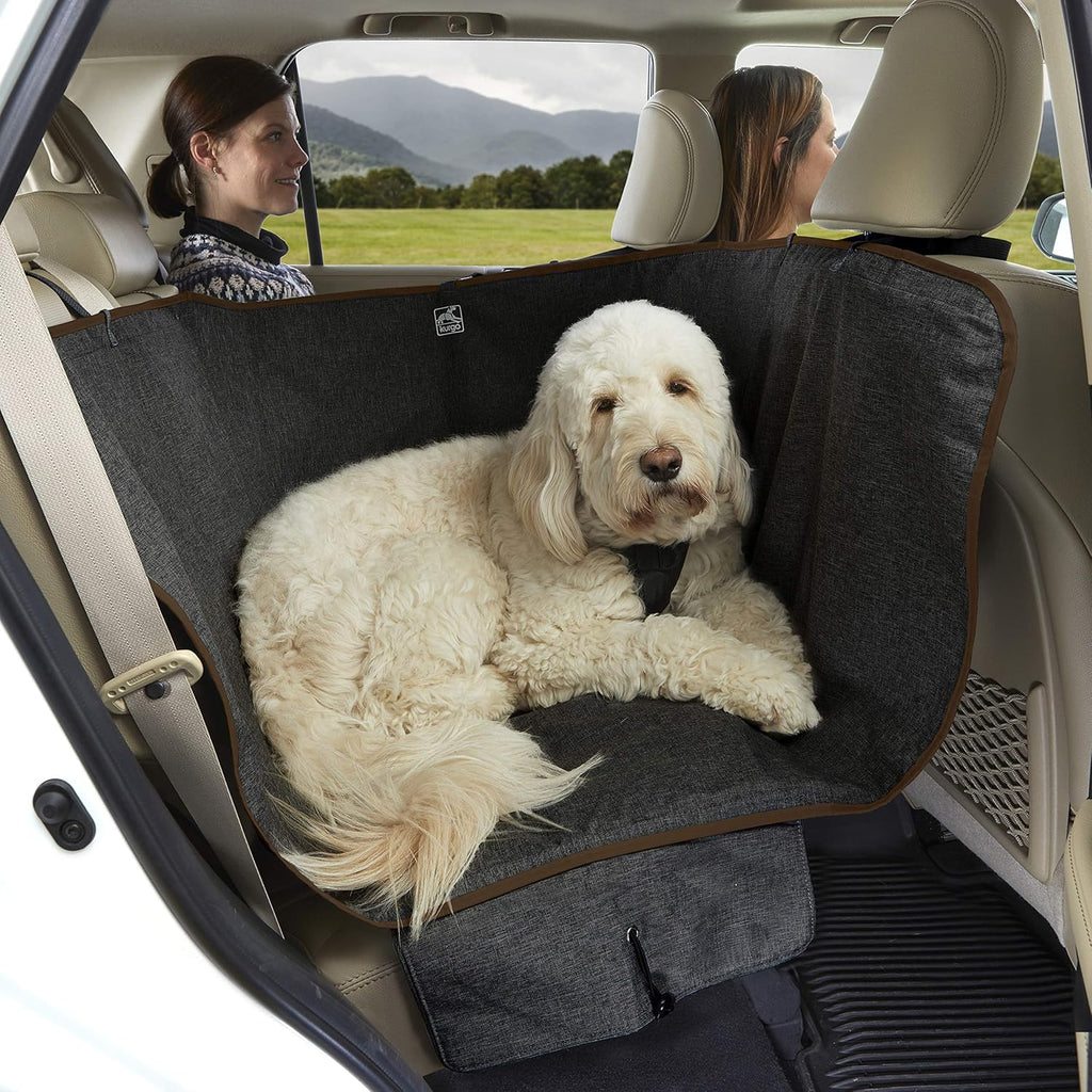 Khaki Water-Resistant Dog Hammock Seat Cover Y159