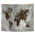 Gold World Map S310