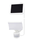 Solar Three Head LED Motion Sensing Security Flood Light, White, 2000 Lumen O8128