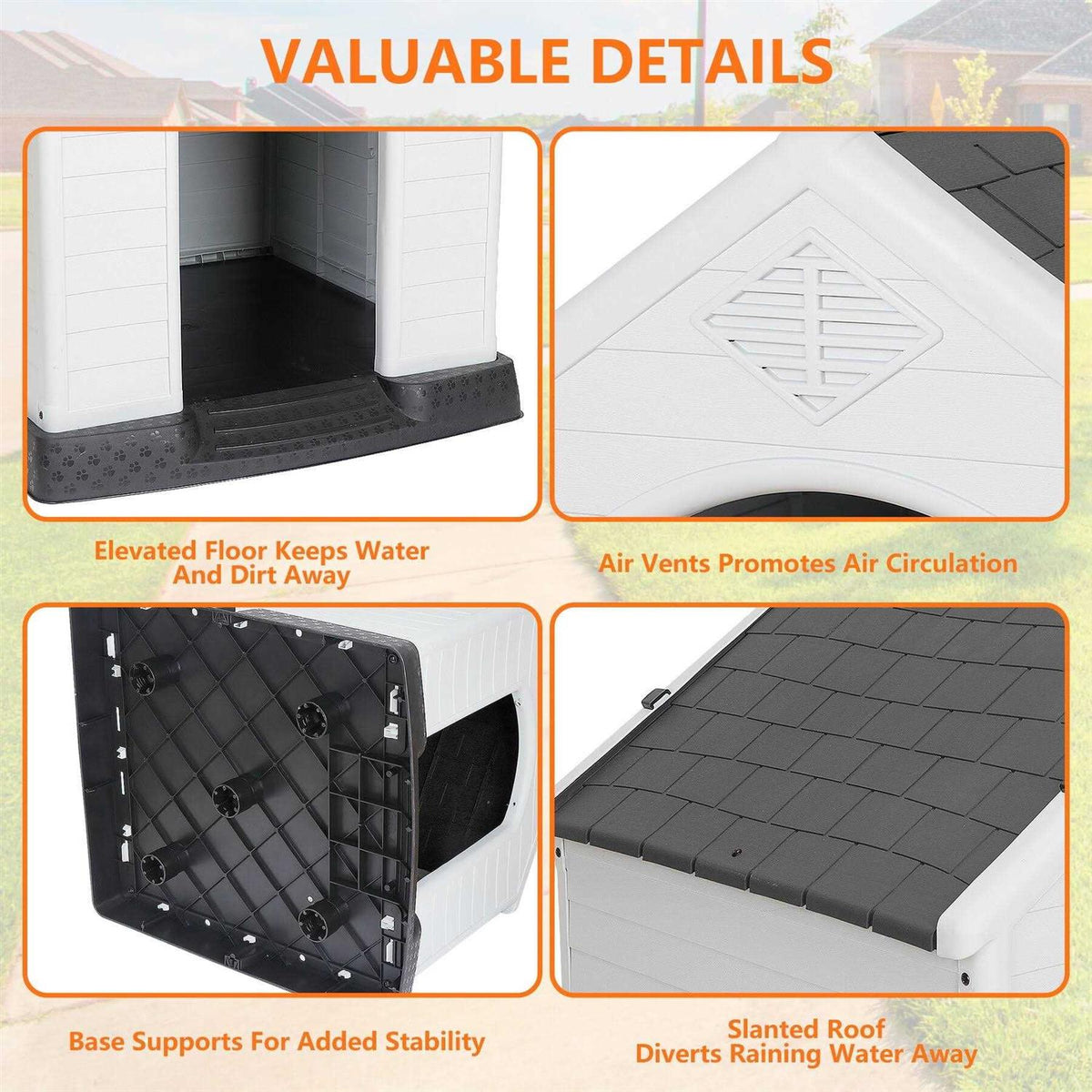 Large Insulated Waterproof Dog House Z42462