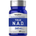 NAD Supplement 260mg 60 Capsules Non-GMO Gluten Free S36896