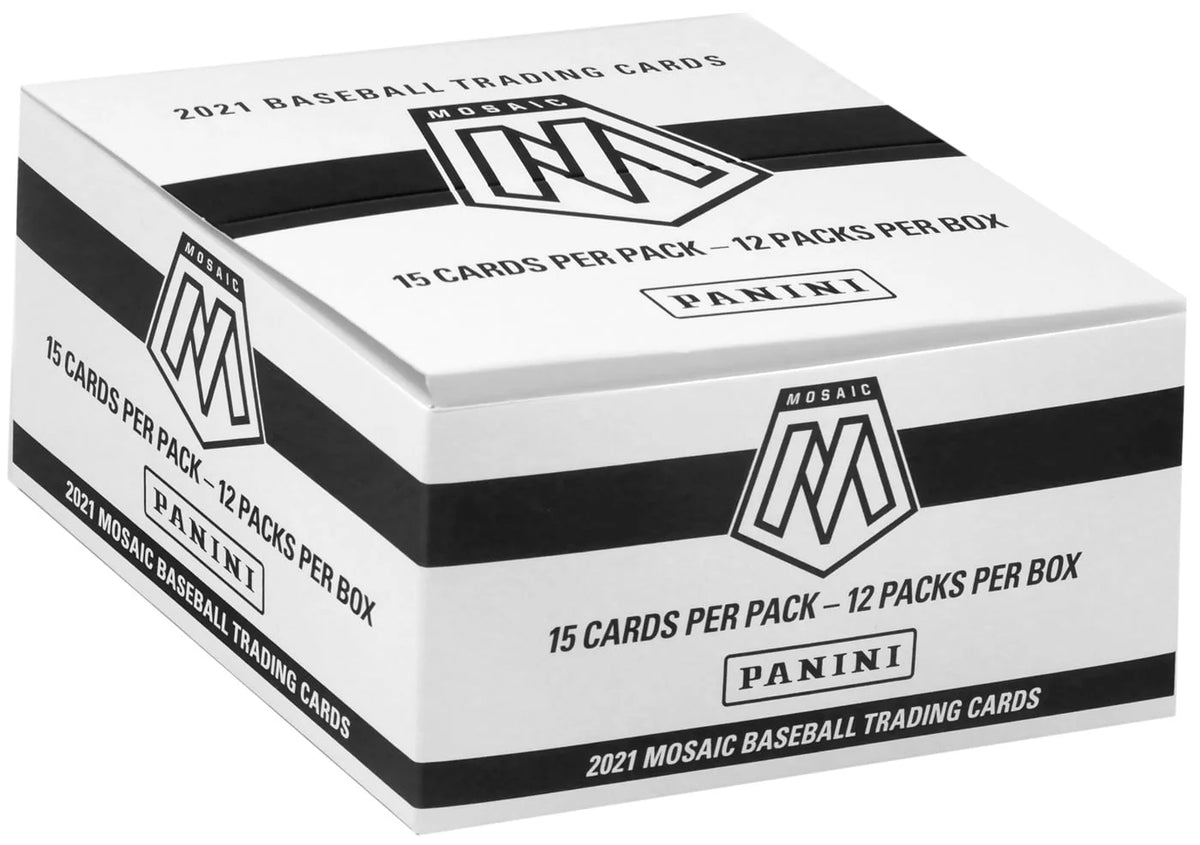 2021 Mosaic Baseball Trading Card Cello Box 12 Packs J526