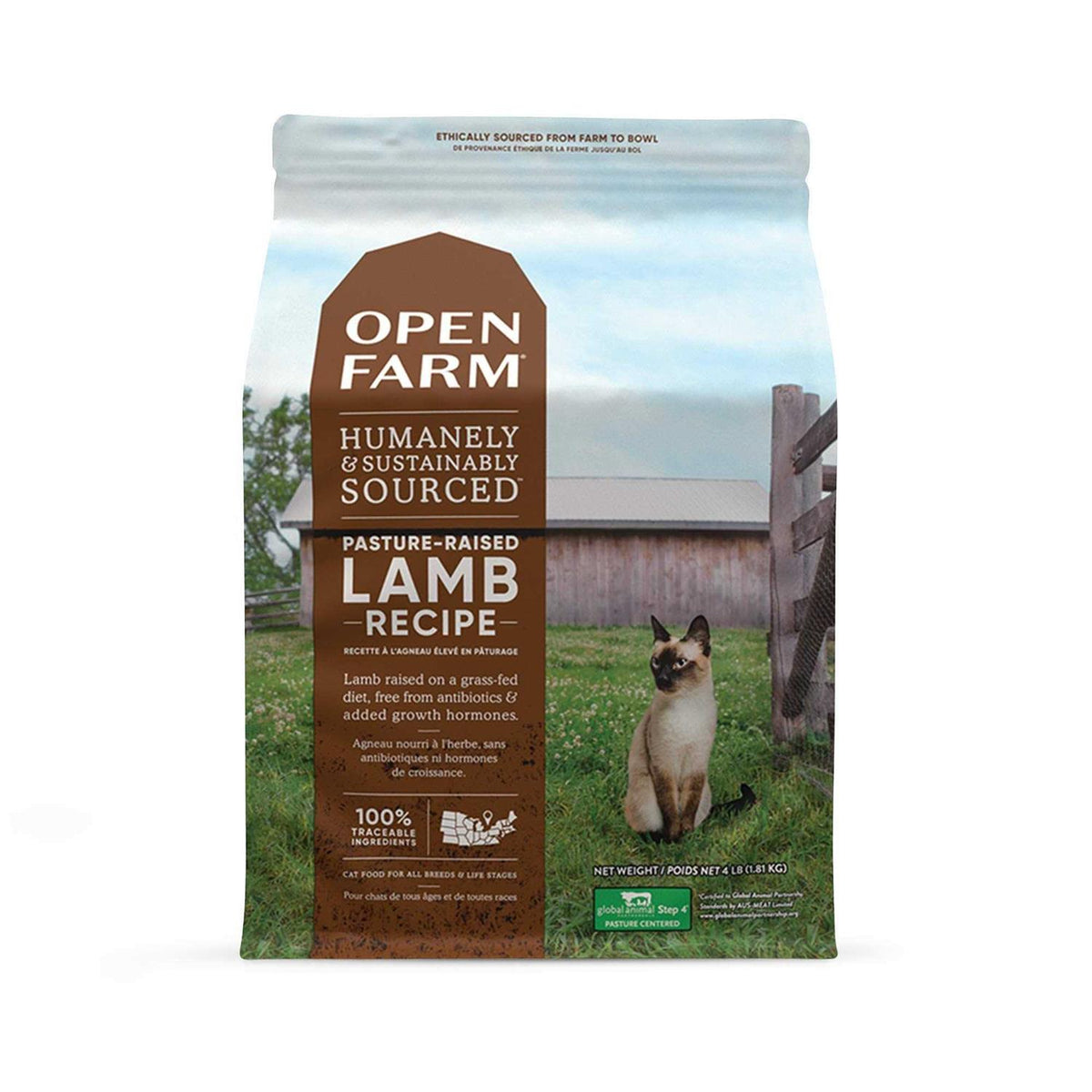 Grain Free Pasture Raised Lamb Dry Cat Food N947