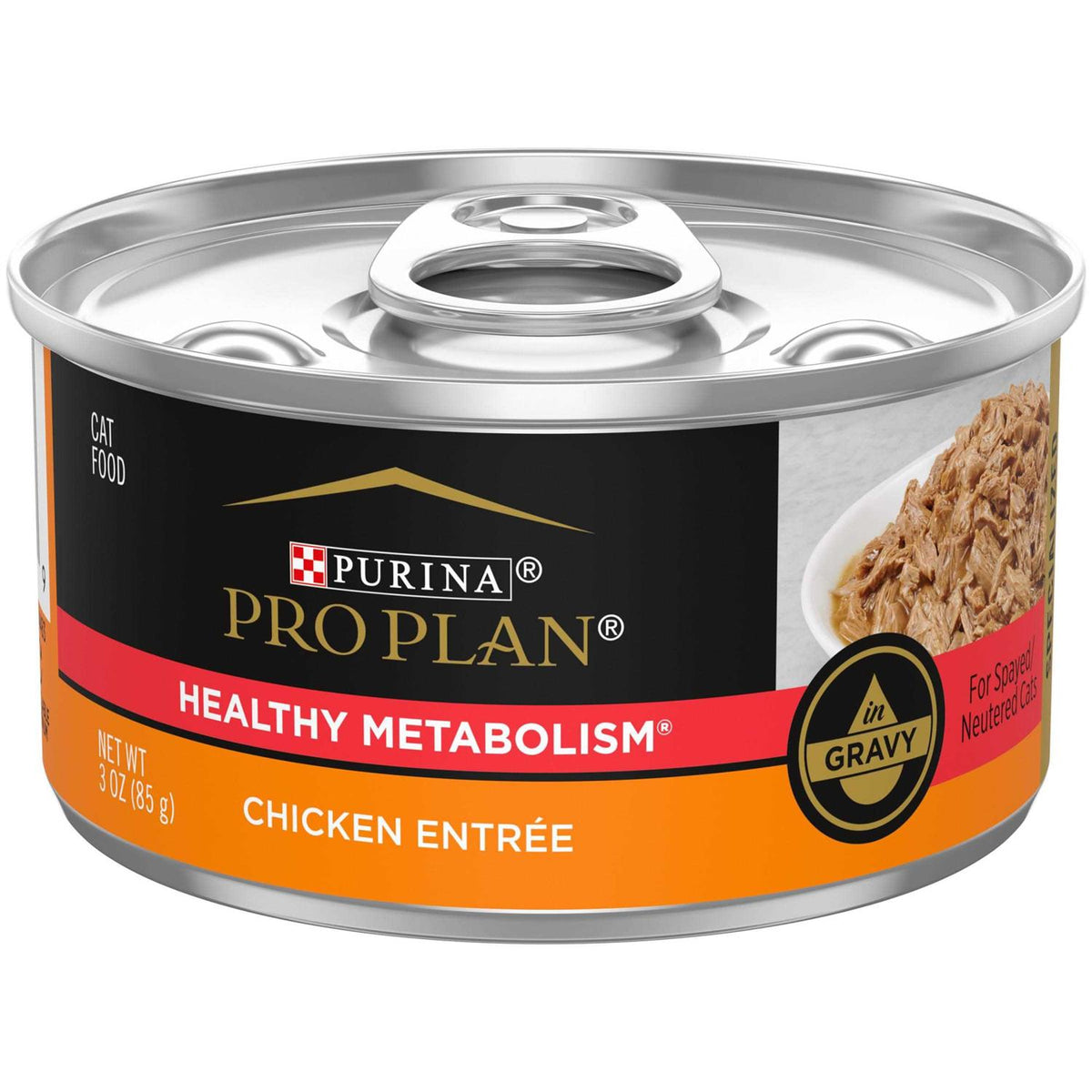 Chicken Entree in Gravy Canned Cat Food W8827