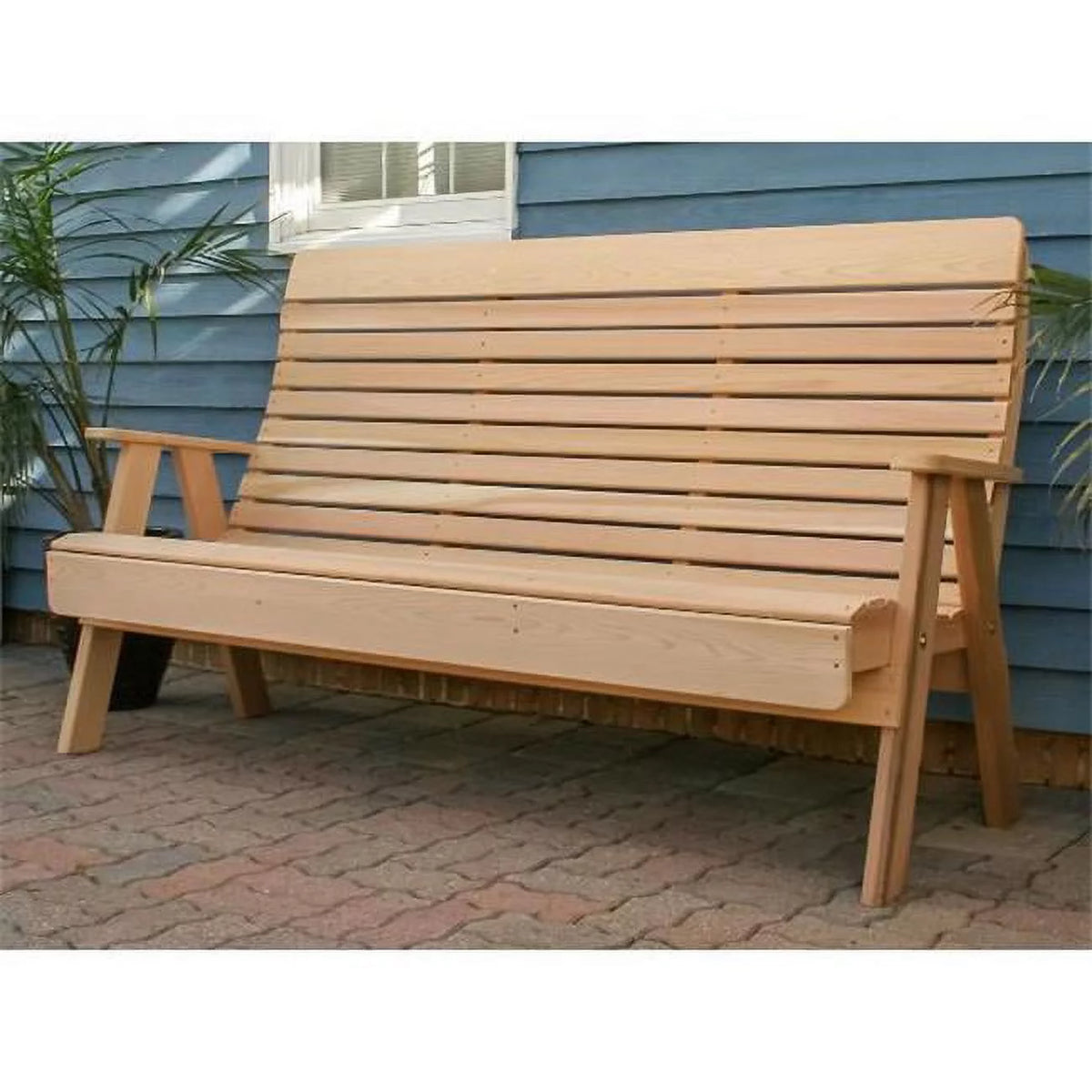 Cedar Highback Bench A6365