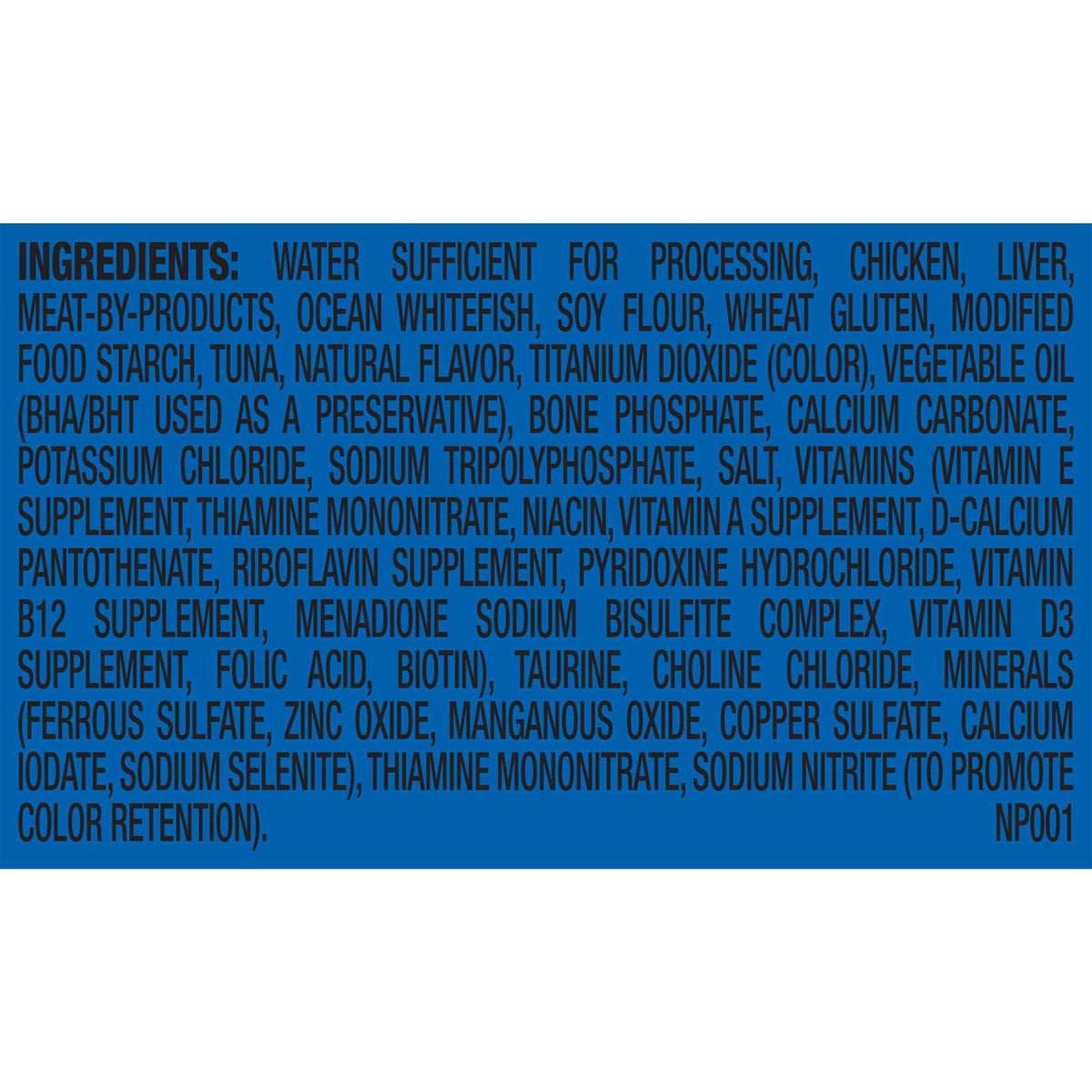 Wet Senior Cat Food with Whitefish & Tuna in Sauce J3017